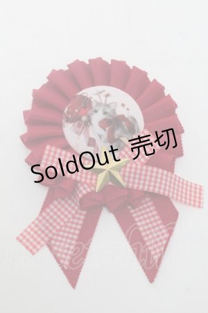 画像: Royal Princess Alice / Rococo Rose Catロゼット  赤 S-25-07-10-007-LO-AC-AS-ZS