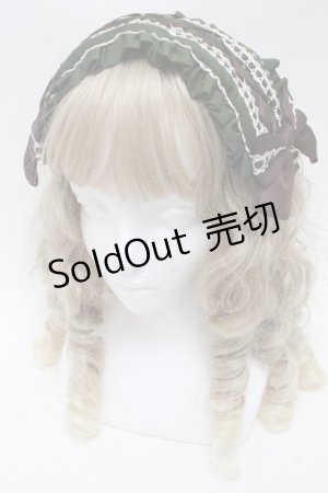 画像: metamorphose / ヘッドドレスカチューシャ  グリーン S-25-07-10-013-ME-AC-AS-ZS