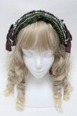 画像2: metamorphose / ヘッドドレスカチューシャ  グリーン S-25-07-10-013-ME-AC-AS-ZS (2)