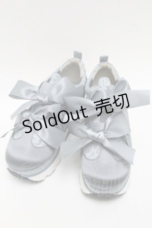 画像: merry jenny / JQリボンスニーカー  ブルー S-25-07-10-016-LO-SH-HR-ZS