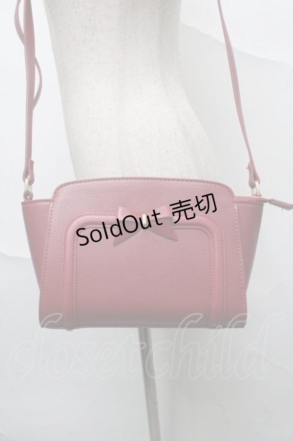 画像1: m petit by misako / AMリボンヨコショルダーバッグ  赤 S-25-07-10-019-LO-BG-AS-ZS (1)