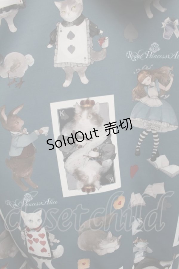 画像3: Royal Princess Alice / Cat in Wonderlandねこ助コラボパーカー  グリーン S-25-07-10-030-LO-TO-AS-ZS (3)