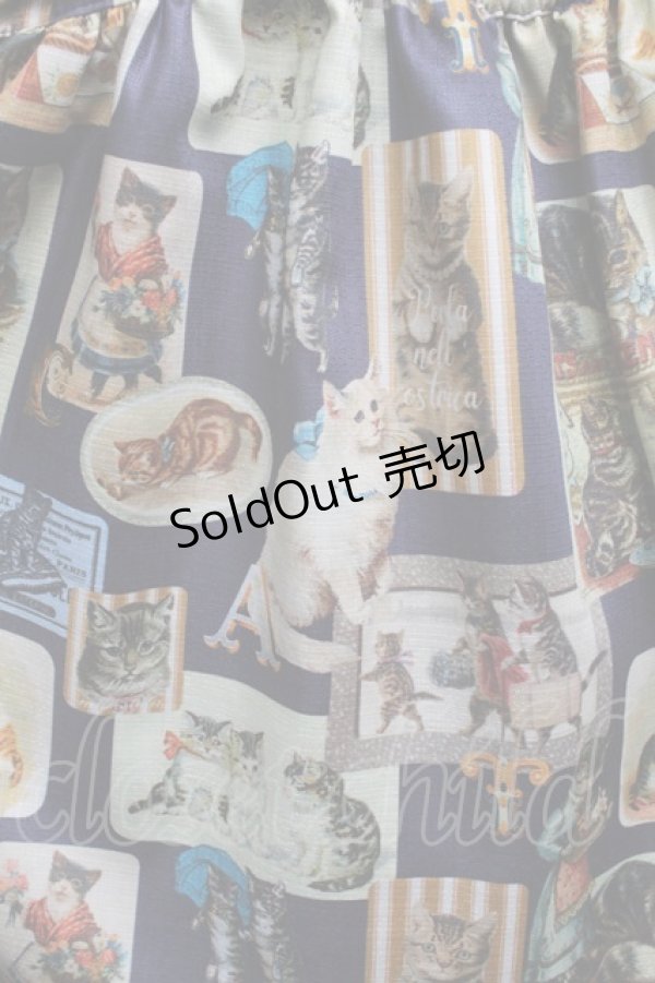 画像3: Perla nell' ostrica / ヴィンテージキャットキャミワンピース   S-25-07-13-057-EL-OP-SZ-ZT473 (3)