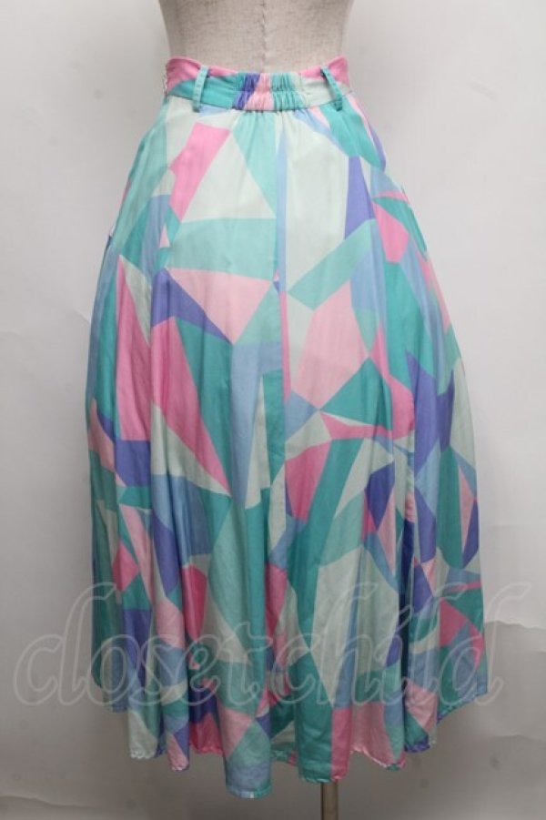 画像2: Tnewties / 頭上にいるハチドリスカート  マルチ S-25-07-13-066-LO-SK-AS-ZT483 (2)