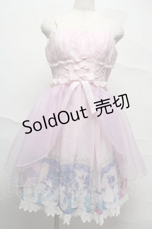 画像: DOLL PARADIS / スワンワンピース  ピンク S-25-07-13-042-LO-OP-AS-ZS