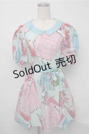 画像: MILK / MILK Sweetsワンピース  サックス S-25-07-14-040-ML-OP-AS-ZS
