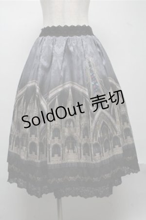 画像: axes femme kawaii / クラシックカテドラルスカート  黒 S-25-07-14-064-AX-SK-HR-ZS