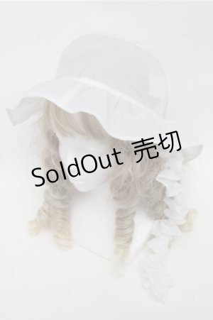 画像: Candy Stripper / JERRYFISH SEE THROUGHバケットハット  白 S-25-07-14-014-PU-AC-AS-ZS