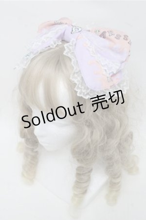 画像: BABY,THE STARS SHINE BRIGHT / Soiree Au Chat Noir柄カチューシャ  ラベンダー S-25-07-14-016-BA-JA-HR-ZS