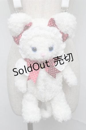 画像: BABY,THE STARS SHINE BRIGHT / ねこくみゃポシェット  白ｘ赤 S-25-07-14-018-BA-BG-AS-ZS