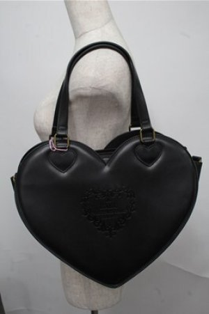 画像: BABY,THE STARS SHINE BRIGHT / BABY 3wayハートBag  黒 S-25-07-14-019-BA-BG-AS-ZS