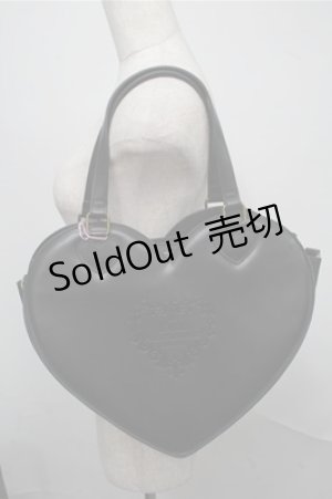 画像: BABY,THE STARS SHINE BRIGHT / BABY 3wayハートBag  黒 S-25-07-14-019-BA-BG-AS-ZS