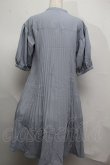 画像2: axes femme / ウエストレースプリーツシャツ  サックス S-25-07-16-037-AX-BL-HR-ZS (2)
