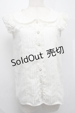 画像: Ank Rouge / ノースリーブブラウス  オフ S-25-07-17-008-CA-TO-AS-ZS