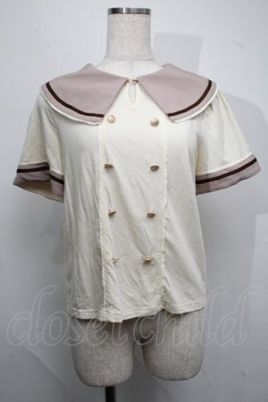 画像: Amavel / セーラーブラウス  オフ S-25-07-17-010-CA-TO-AS-ZS