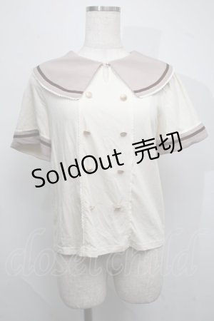 画像: Amavel / セーラーブラウス  オフ S-25-07-17-010-CA-TO-AS-ZS