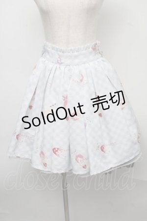 画像: Ank Rouge / クリームソーダギンガムスカート  サックス S-25-07-18-055-CA-PA-AS-ZS