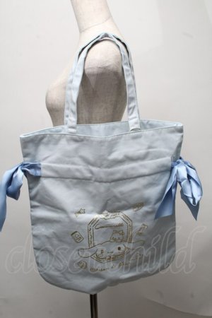 画像: Maison de FLEUR / シナモロールトートバッグ  サックス S-25-07-18-007-LO-BG-HR-ZS