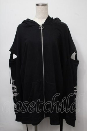 画像: REFLEM / カッティングショルダーパーカー  黒 S-25-07-18-033-PU-TO-AS-ZS