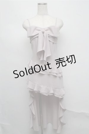 画像: EAT ME / ラッフルアシンメトリーワンピース  ピンク S-25-07-20-035-LO-OP-HR-ZT313