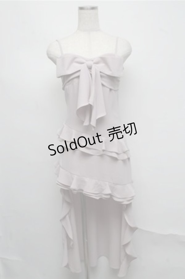 画像1: EAT ME / ラッフルアシンメトリーワンピース  ピンク S-25-07-20-035-LO-OP-HR-ZT313 (1)