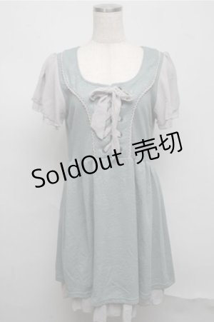 画像: axes femme / オーナメントジャガドワンピース  グリーン S-25-07-20-036-AX-OP-HR-ZS