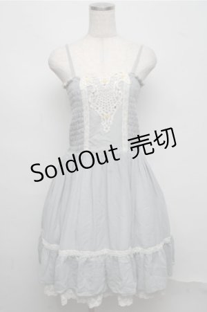 画像: axes femme / レースシャーリングワンピース  ミント S-25-07-20-038-AX-OP-HR-ZI