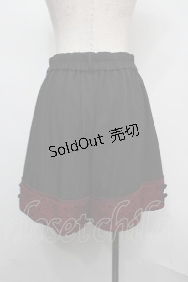 画像2: axes femme POETIQUE / チャイナ釦ショートパンツ  黒 S-25-07-21-059-AX-PA-AS-ZS (2)
