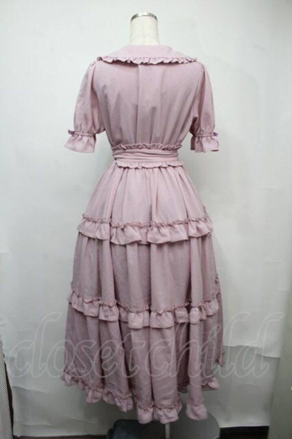 axes femme kawaii / ロマンティックフリルワンピース M ピンク
