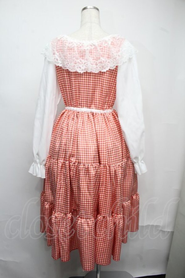 レオナールのワンピース赤 Spicy Summer Dress 総レース 赤ワンピース/オールオンワン