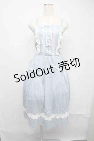 画像: axes femme kawaii / ブリーズジャンパースカート  サックス S-25-07-21-027-AX-OP-AS-ZI