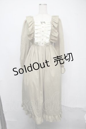 画像: axes femme kawaii / ソフィアワンピース  カーキ S-25-07-21-036-AX-OP-AS-ZS