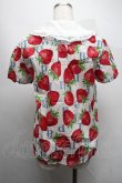 画像2: Jane Marple / Strawberry Meets Logoブラウス  白 S-25-07-22-026-JM-TO-AS-ZS (2)