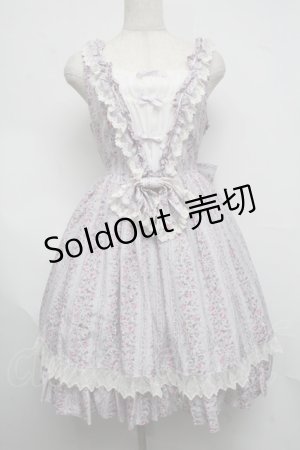 画像: BABY,THE STARS SHINE BRIGHT / Dobby rosebudジャンパースカート  ラベンダー S-25-07-22-035-BA-OP-AS-ZS