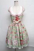 画像1: Angelic Pretty / Sunny Day Brunchジャンパースカート - グリーン S-25-07-26-045-AP-OP-SZ-ZT484 (1)