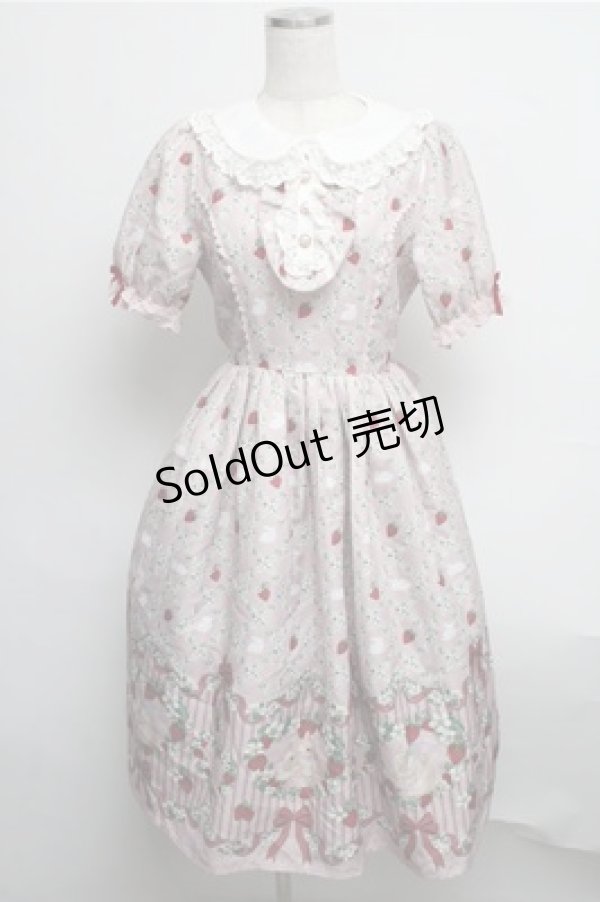 画像1: axes femme kawaii / ベリーフィールズワンピース  ピンク S-25-07-26-033-AX-OP-AS-ZS (1)