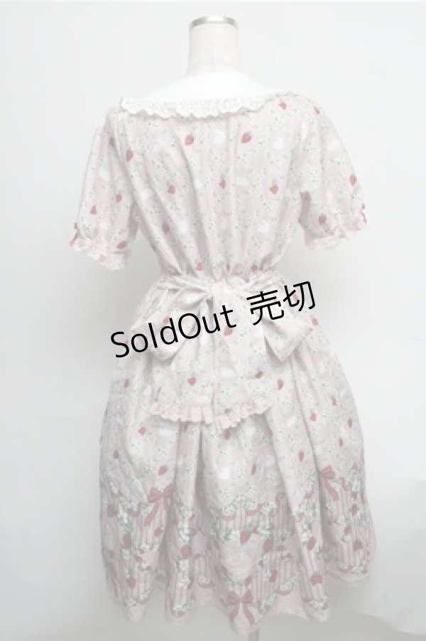 画像2: axes femme kawaii / ベリーフィールズワンピース  ピンク S-25-07-26-033-AX-OP-AS-ZS (2)