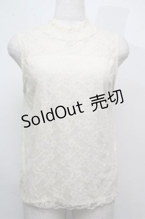 画像: axes femme / レースタンク  オフ S-25-07-26-004-AX-TO-AS-ZS