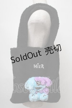 画像: NieR Clothing / ONEくんトートバッグ  黒 S-25-07-28-016-PU-BG-HR-ZS