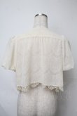 画像2: axes femme / タック使いレースボレロ  キナリ S-25-07-28-018-AX-TO-HR-ZS (2)