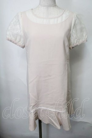 画像: LODISPOTTO / チュール袖ワンピース  オフ S-25-07-28-038-LO-OP-AS-ZS
