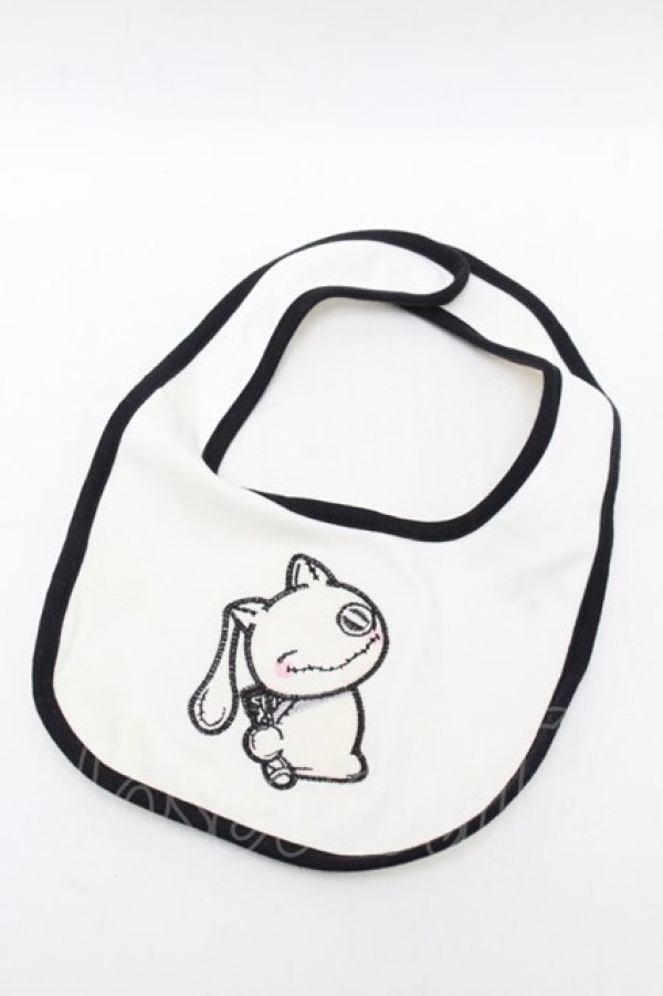 画像1: NieR Clothing / NieRちゃんよだれかけ  白 S-25-07-28-005-PU-ZA-HR-ZS (1)