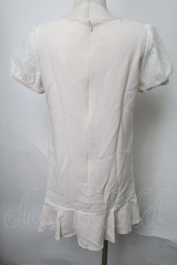 画像2: LODISPOTTO / チュール袖ワンピース  オフ S-25-07-28-040-LO-OP-AS-ZT490 (2)