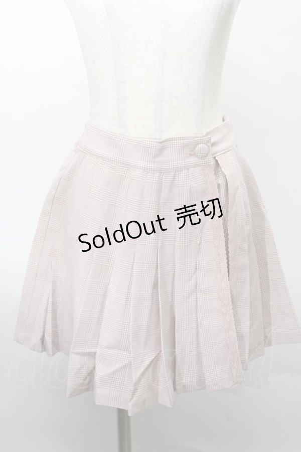 画像1: LIZ LISA / チェックプリーツスカパン  ピンク S-25-07-30-056-LO-SK-HR-ZS (1)