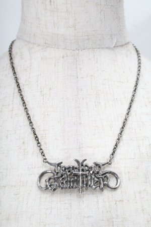 画像: Jean Paul GAULTIER / ロゴネックレス  シルバー S-25-07-30-007-GO-AC-AS-ZS