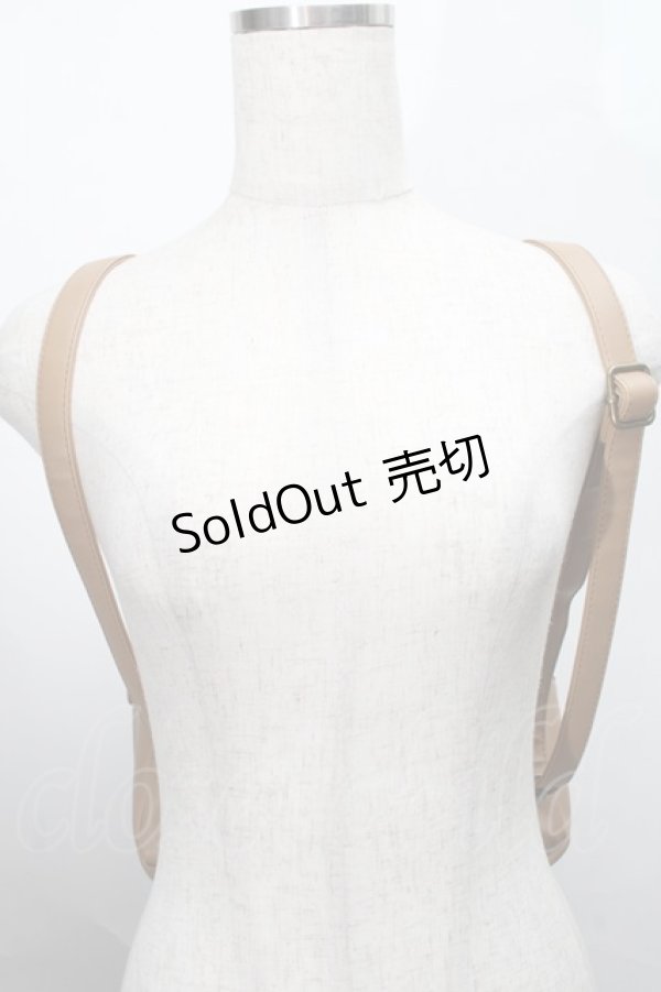 画像2: axes femme / 金具使いリュック  キャメル S-25-07-30-008-AX-BG-HR-ZS (2)