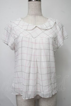 画像: LODISPOTTO / シフォントップス  白 S-25-07-30-012-LO-TO-AS-ZS
