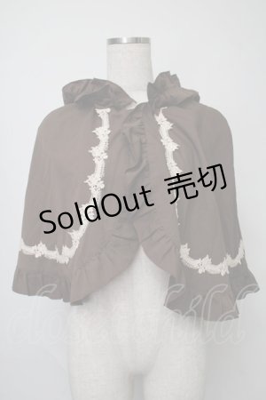 画像: axes femme kawaii / 童話の小公女ケープ  ブラウン S-25-07-30-022-AX-JA-HR-ZS