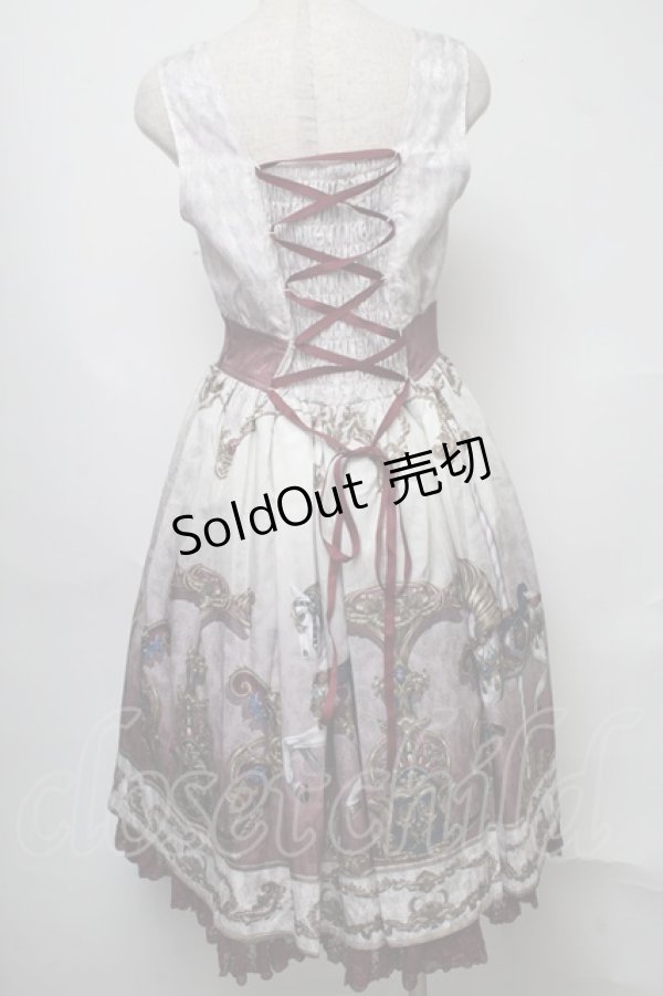 画像2: axes femme kawaii / グランドフィナーレロングワンピース  ワイン S-25-07-30-034-AX-BL-HR-ZI (2)