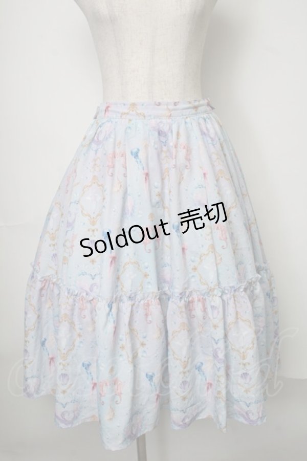 画像1: axes femme kawaii / ファンシーマリンスカート  サックス S-25-07-31-055-AX-SK-HR-ZS (1)